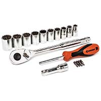 Crescent SAE Socket Wrench Set - 17 Pc