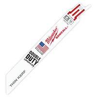 Milwaukee Thin Kerf SAWZALL Blades - 6"