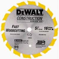 DeWalt Metal Construction Saw Blade Carbide Teeth - 5-3/8" 16T