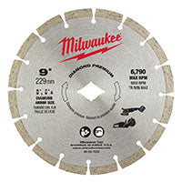 Segmento premium de diamante Milwaukee - 9"