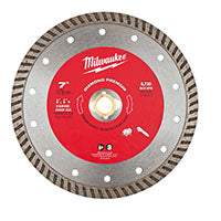 Disco de diamante Milwaukee de 7"