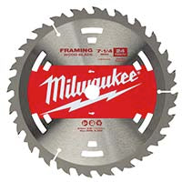 Hoja para madera Milwaukee 7-1/4" - 24 dientes