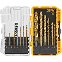 DeWalt Titanium Pilot Point Drill Bit Tip Set (14 Qty)