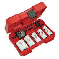 Kit de sierra perforadora BI-Metal Milwaukee de 9 piezas