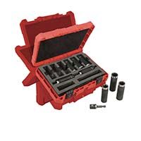 Milwaukee Drive SAE Deep Well Impact Socket Set - 1/2" (12pc)