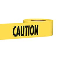Empire Yellow Tape/Black Lettering Barricade Tape2 - 3" x 1000'