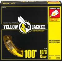 Cable de extensión para contratista Yellow Jacket de 100 pies (10/3)
