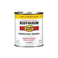 Rust-Oleum Oil-Based 1 Qt Paint Can - Gloss Sunburst Yellow
