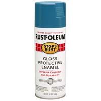 Rust-Oleum 12oz Stops Rust Spray Can - Gloss Maui Blue
