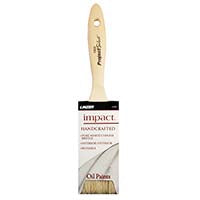 Cepillo de pared y barniz de cerdas de porcelana blanca Impact de 3"