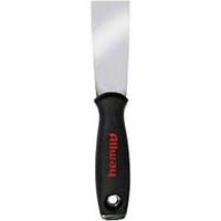 Espátula para masilla rígida y de agarre suave de 1 1/2" con hoja de acero al carbono