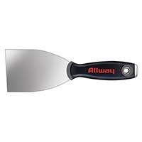 Allway Wall Scraper w/ Soft Grip Carbon Steel Blade - 3" Stiff