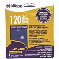 Blue Dolphin Anti-Clogging Sandpaper 120 Grit (5 Pack)- 4-3/16" X 11"