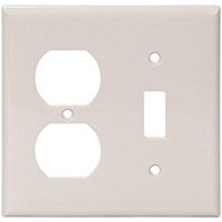 Eaton Combination Wallplate - White