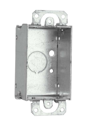 1-G GANGABLE SWITCH BOX 1-1/12"  DEEP