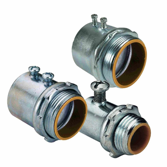 AMMO 3/4" EMT Connector Set Screw Insulated Steel