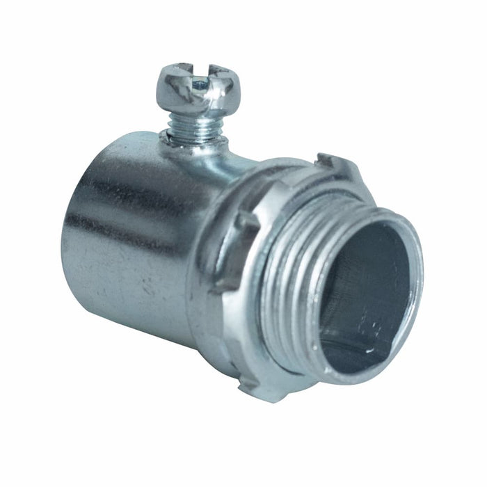3/4" EMT Connector Set Screw Steel