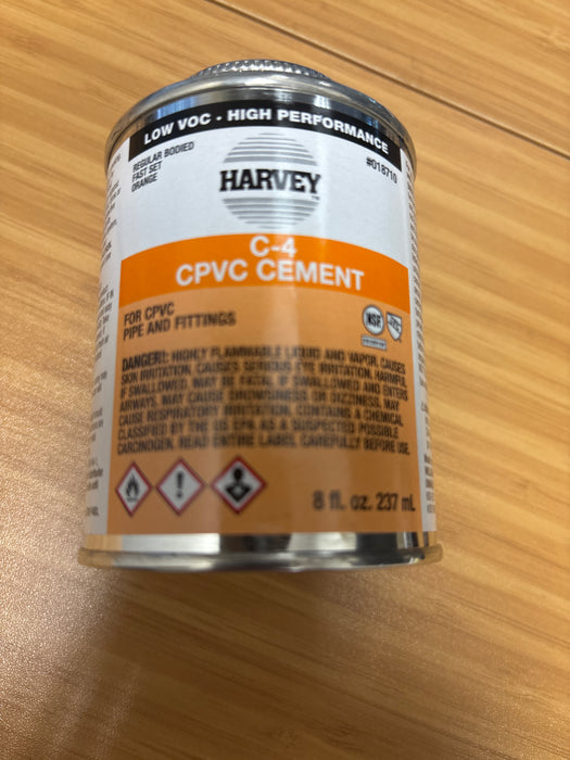 Harvey CPVC Cement - 8 Oz