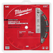 Disco de diamante Milwaukee de 14"