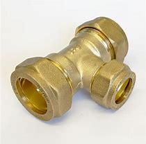 Harvard No Lead Brass Push Reducing Tee- 1/2" X 3/4" X 3/4"