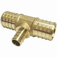 CB Supplies LF PEX Brass Tee- 1 X 1 X 1/2