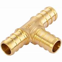 HLAC PEX Tee- 1" X 3/4" X 1/2"