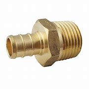 CB Supplies Lead Free Pex X MIP Adapter- 3/8" X 1/2"