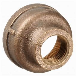 Hailiang Brass Coupling - 1-1/2" FIP x 1" FIP