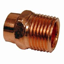 Hailiang Copper WROT Press Adapter- 1/2" C X 3/4" MIP