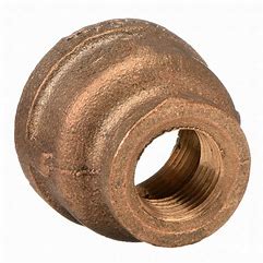 JMF Brass Coupling - 1/2" FIP x 1/4" FIP