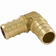 CB Supplies LF Brass Pex Insert 90° Elbow