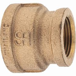 JMF Brass Coupling - 1-1/4" FIP x 3/4" FIP