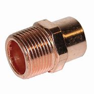 Hailiang Copper WROT Press Adapter- 1" C X 1" FIP