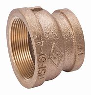 JMF Brass Coupling - 1" FIP x 3/4" FIP