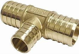 CB Supplies LF PEX Brass Tee- 1" X 1" X 3/4"
