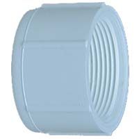 Charlotte Pipe Sch 40 FPT PVC Cap - 4"