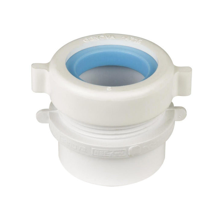 Charlotte Pipe Male Trap Adapter With Plastic Nut & Washers - 1-1/2"
