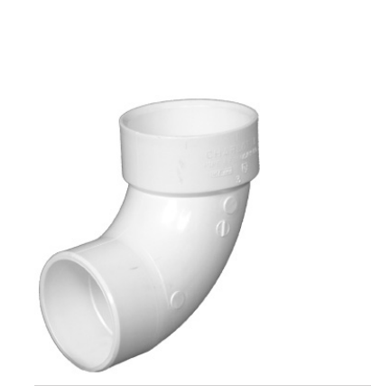 Charlotte Pipe PVC DWV 90° Street Bend - 2"