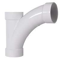 Charlotte Pipe DWV PVC 90° Comb Wye & 1/8 Bend - 2"