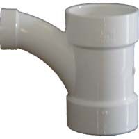 Charlotte Pipe PVC Reducing Combination Tee-Wye - 4" X 4" X 2"