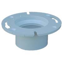 Charlotte Pipe PVC DWV Closet Flange - 4" x 4"