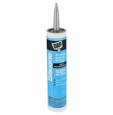 Sellador de silicona DAP 10 oz - Aluminio