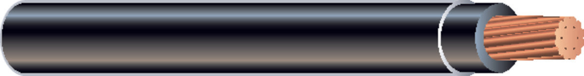 Cable de construcción Southwire 3/0-19 CU Cable de cobre THHN negro (archivado)