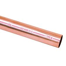 Streamline Type M Hard Copper Tube - 1" x 10'