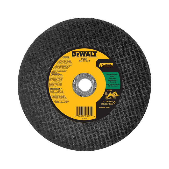 DeWalt Concrete/Masonry Cutting - 7" x 1/8" x 5/8"