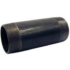 Southland Black Steel Pipe Nipple - 1/2" x 6"