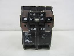 伊顿四联断路器 - (1) 40A (2P)/ (2) 50A (1P)