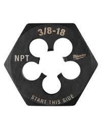 Troquel hexagonal Milwaukee de 7/16"-14 NC