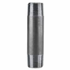 Southland Black Steel Nipple - 1" x 5"