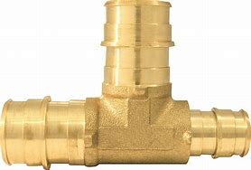 CB Supplies LF PEX Brass Tee- 1" X 3/4" X 3/4"